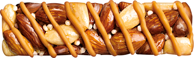 Caramel Almond Sea Salt Bar FLAT